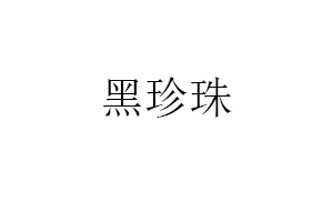 黑珍珠品牌LOGO图片